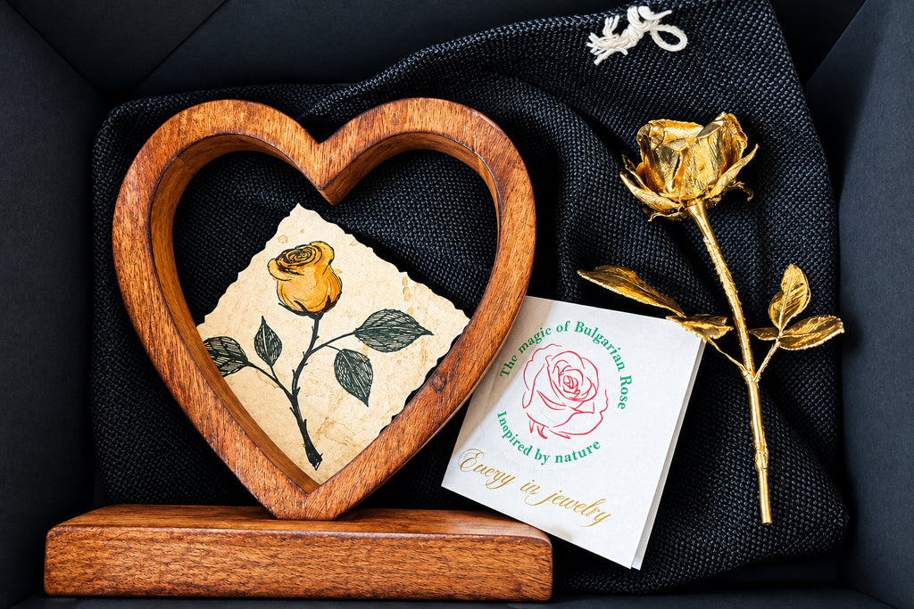 Gilded rosebud